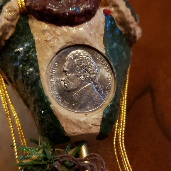 Belsnickel Santa Hot Air Ballon Ornament - Picture 7 of 7